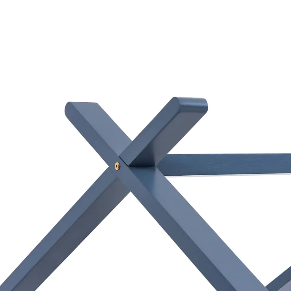 vidaXL Kinderbedframe massief grenenhout grijs 70x140 cm