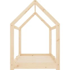 vidaXL Kinderbedframe massief grenenhout 70x140 cm
