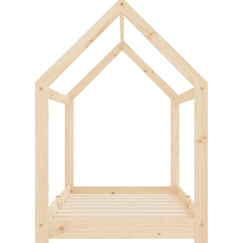 vidaXL Kinderbedframe massief grenenhout 70x140 cm