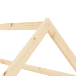 vidaXL Kinderbedframe massief grenenhout 70x140 cm