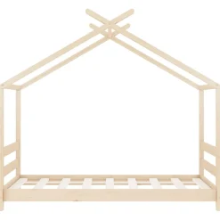 vidaXL Kinderbedframe massief grenenhout 70x140 cm