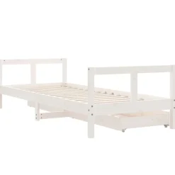 vidaXL Kinderbedframe met lades 80x200 cm massief grenenhout