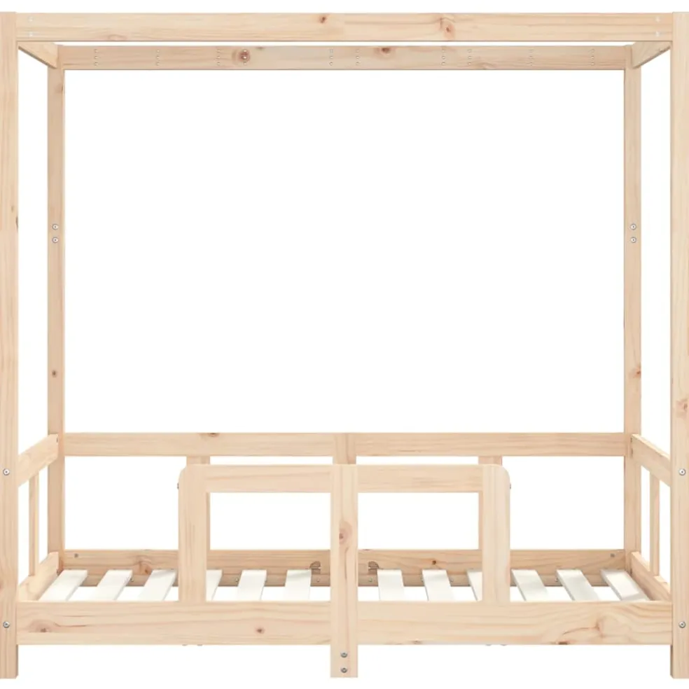 vidaXL Kinderbedframe 70x140 cm massief grenenhout