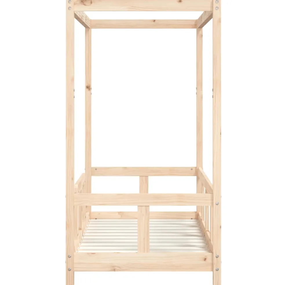 vidaXL Kinderbedframe 70x140 cm massief grenenhout