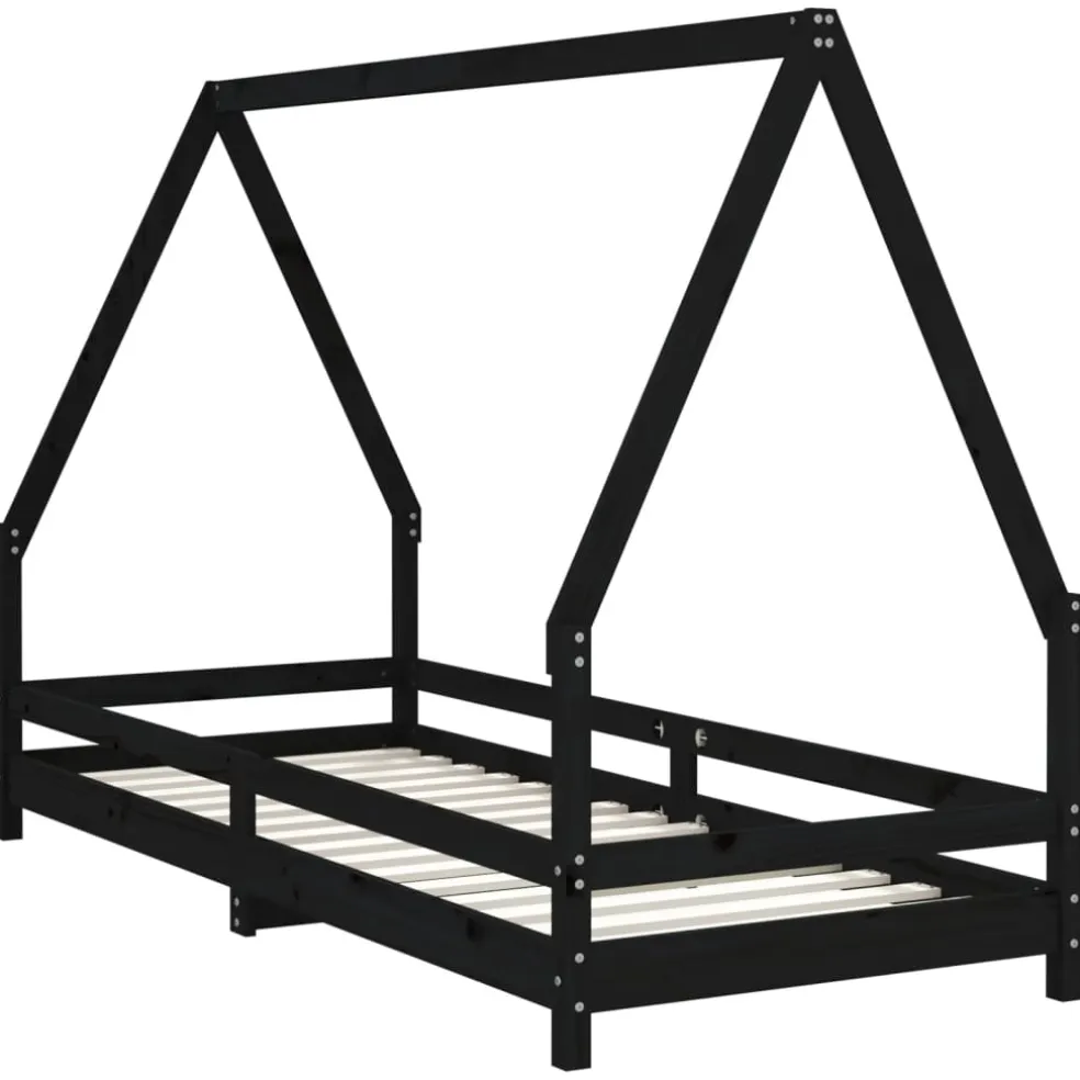 vidaXL Kinderbedframe 80x200 cm massief grenenhout