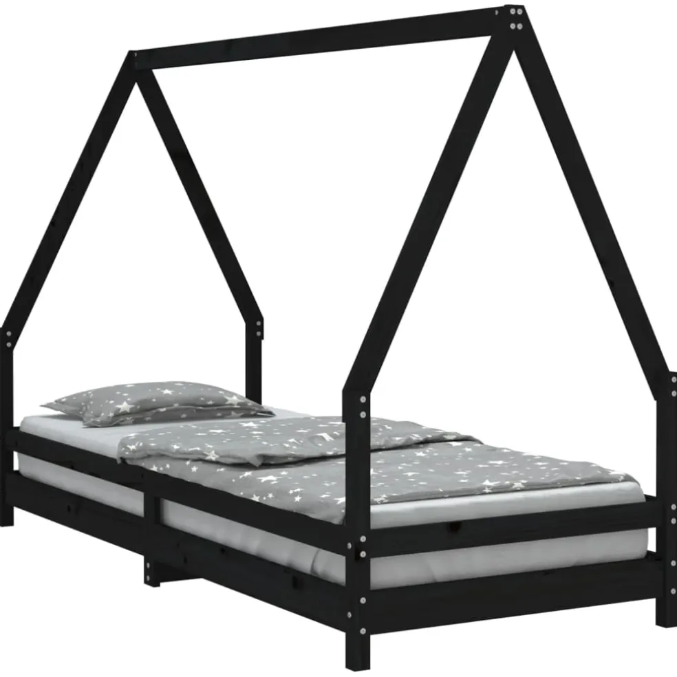 vidaXL Kinderbedframe 80x200 cm massief grenenhout