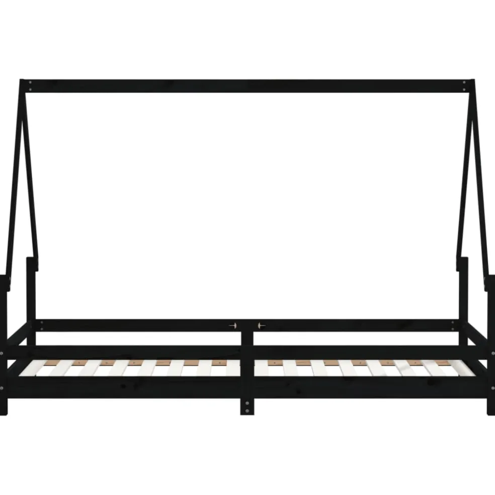 vidaXL Kinderbedframe 80x200 cm massief grenenhout