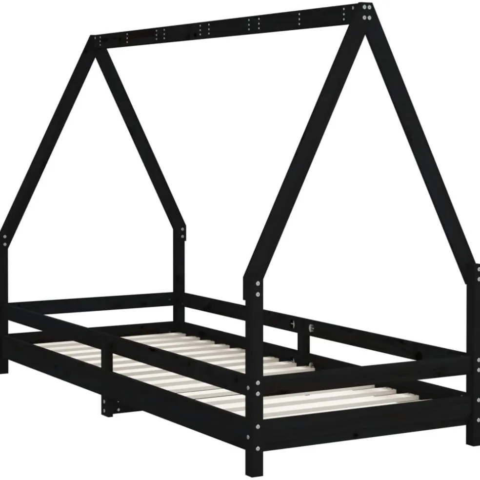 vidaXL Kinderbedframe 80x200 cm massief grenenhout