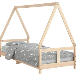 vidaXL Kinderbedframe 80x200 cm massief grenenhout