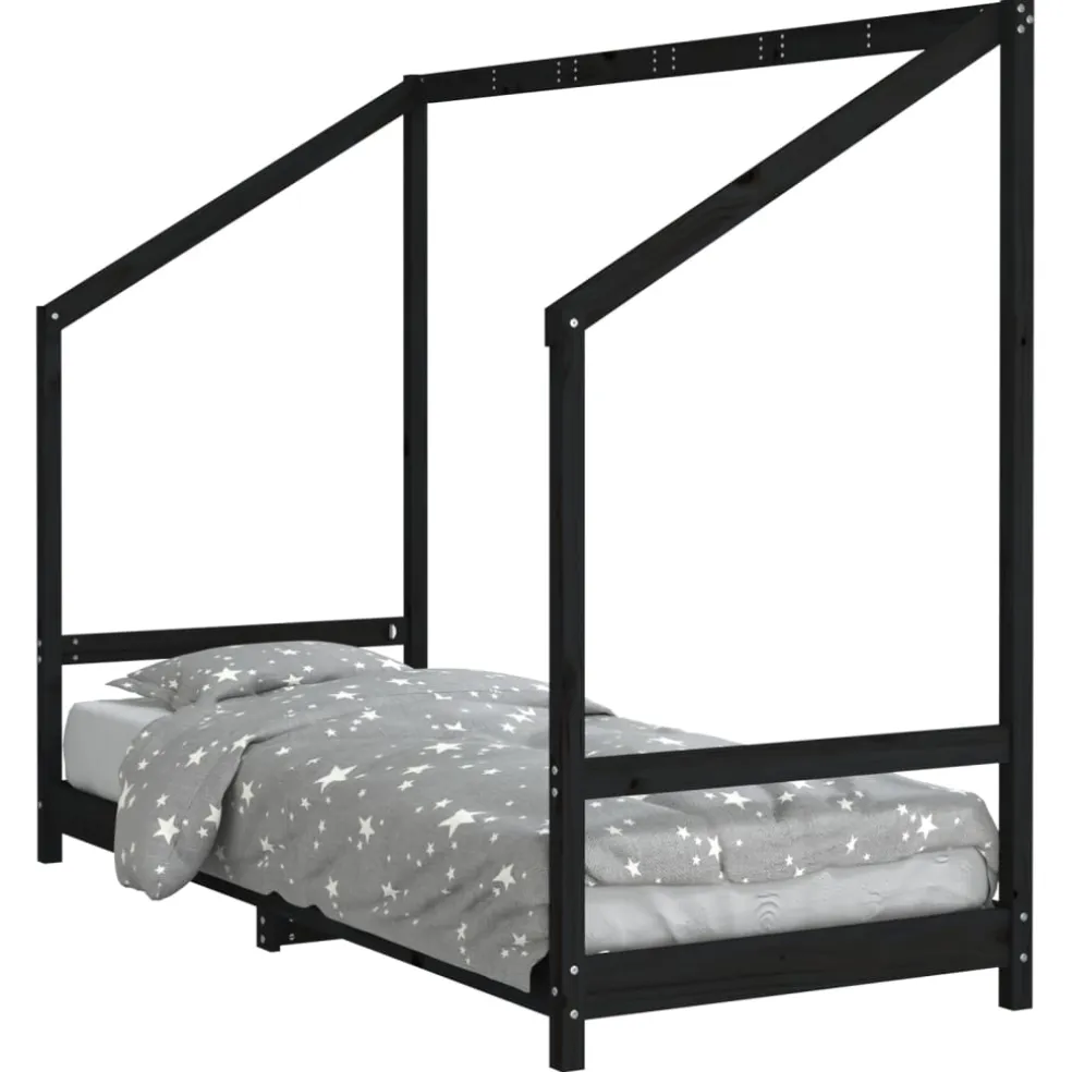 vidaXL Kinderbedframe 80x200 cm massief grenenhout