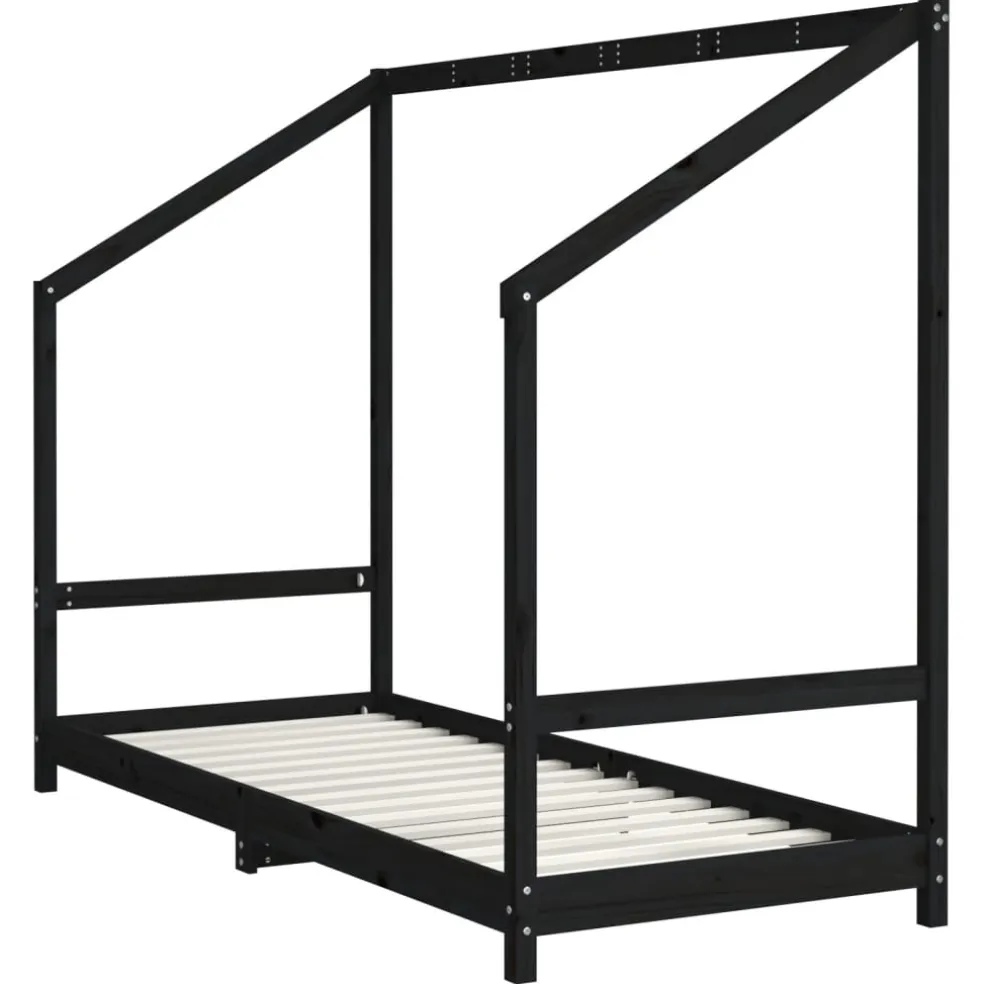 vidaXL Kinderbedframe 80x200 cm massief grenenhout