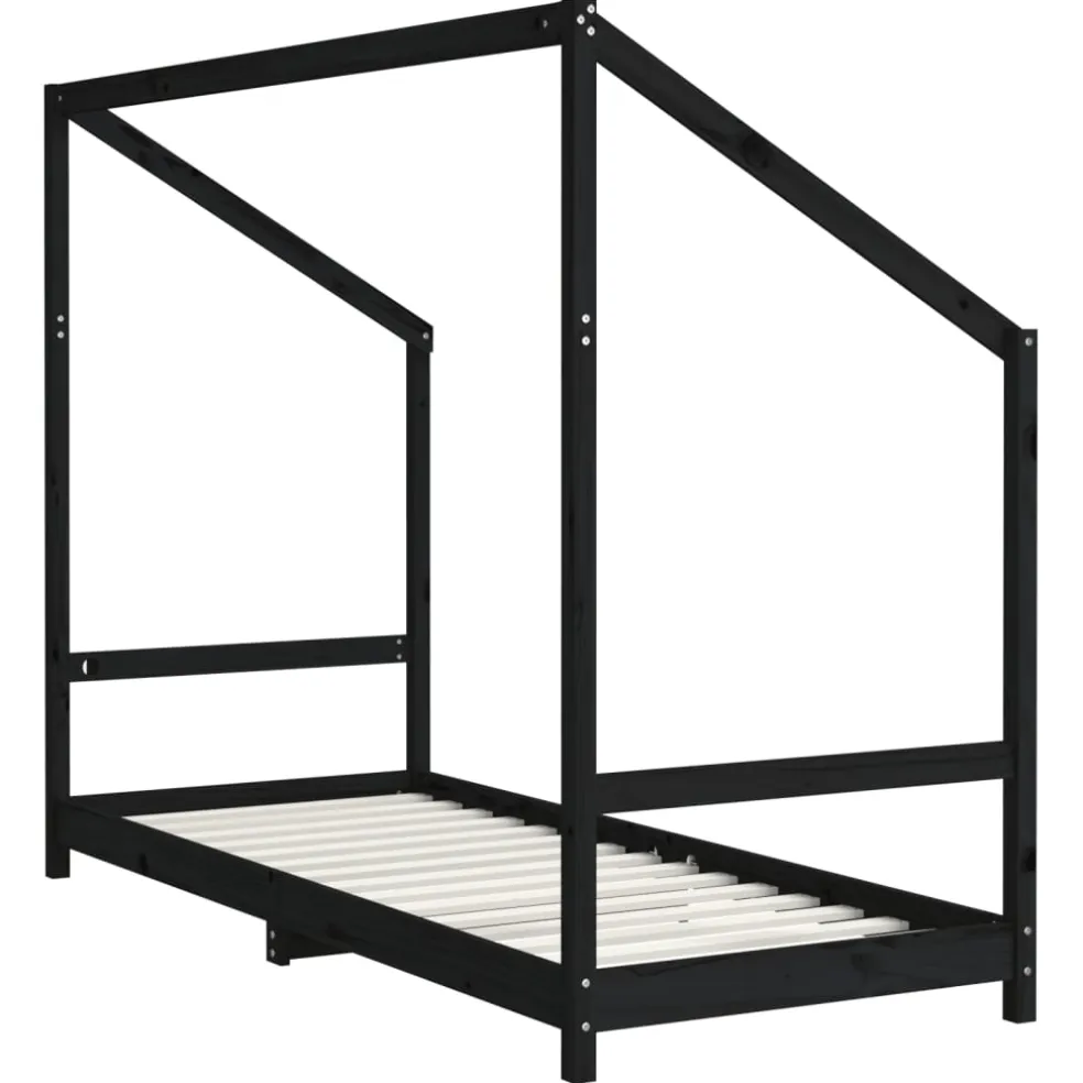 vidaXL Kinderbedframe 80x200 cm massief grenenhout