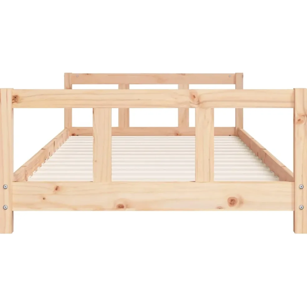 vidaXL Kinderbedframe 90x200 cm massief grenenhout