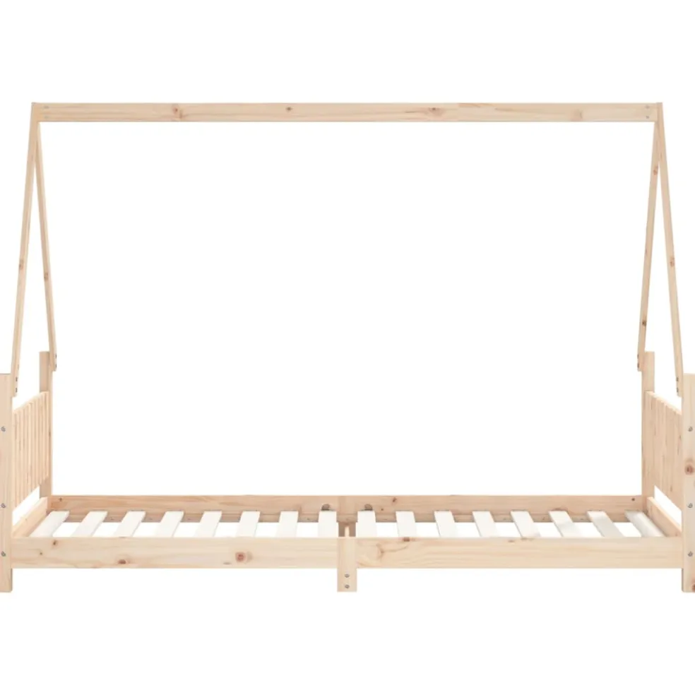 vidaXL Kinderbedframe 80x200 cm massief grenenhout