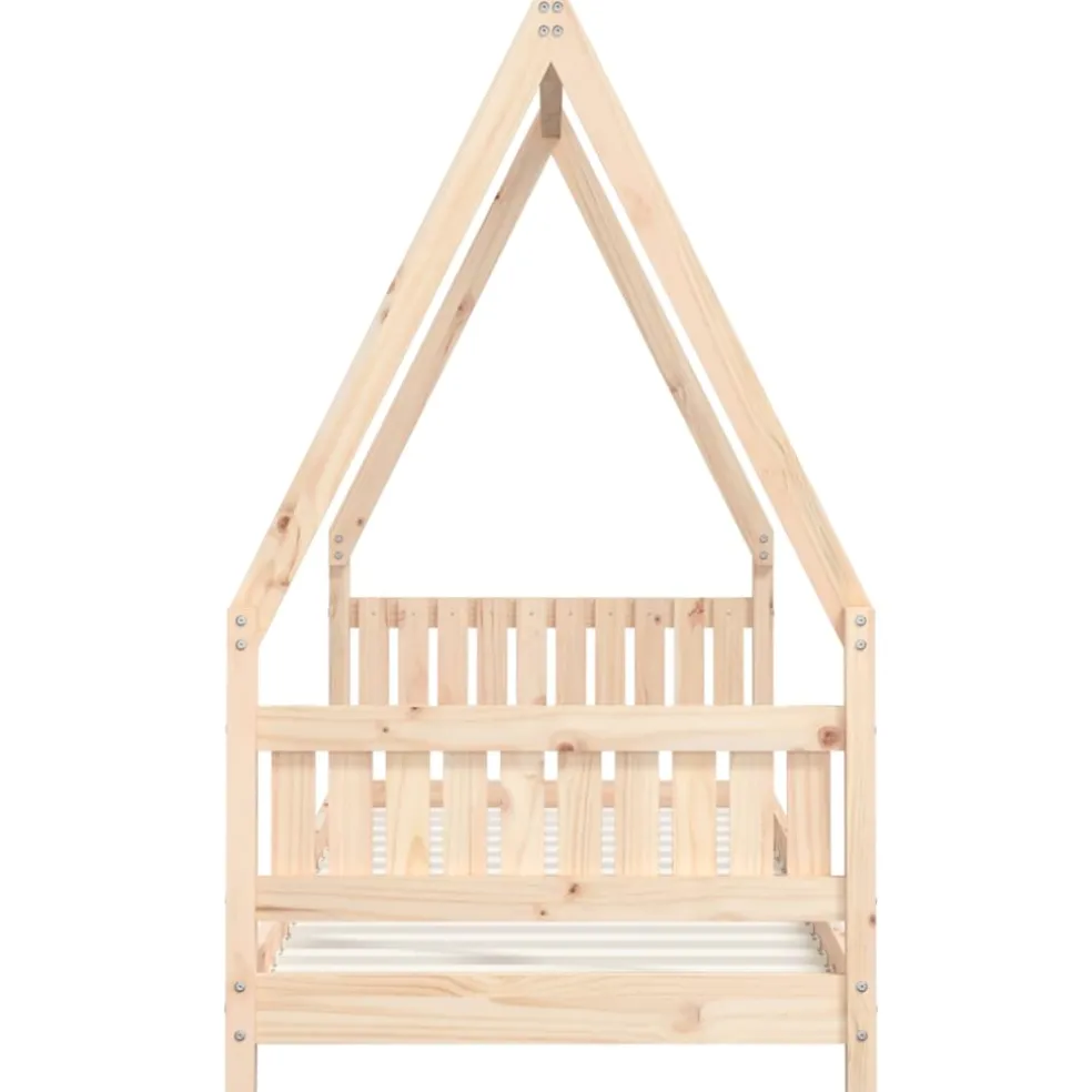 vidaXL Kinderbedframe 80x200 cm massief grenenhout