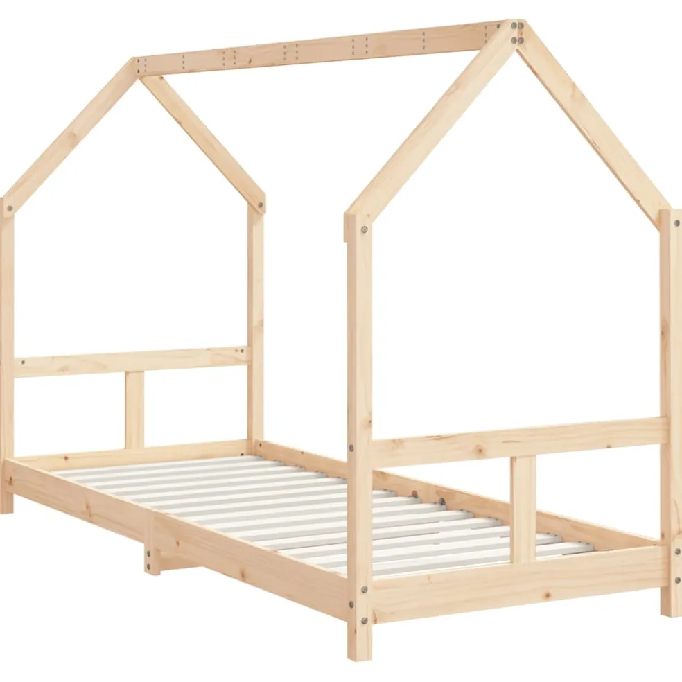 vidaXL Kinderbedframe 80x200 cm massief grenenhout