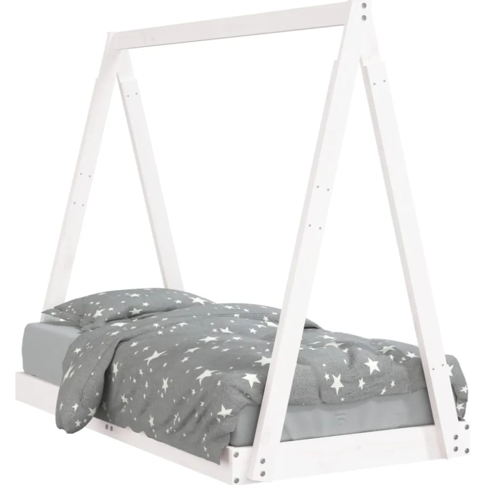vidaXL Kinderbedframe 70x140 cm massief grenenhout