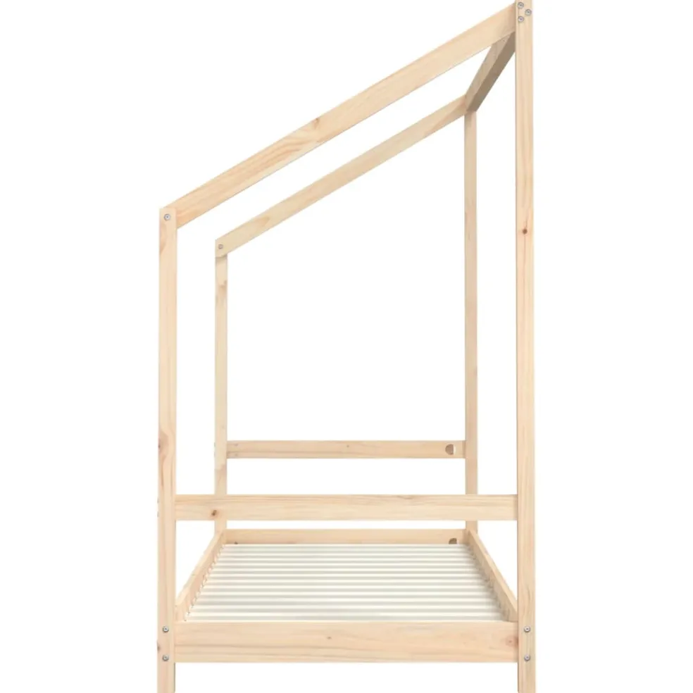 vidaXL Kinderbedframe 2x(80x200) cm massief grenenhout