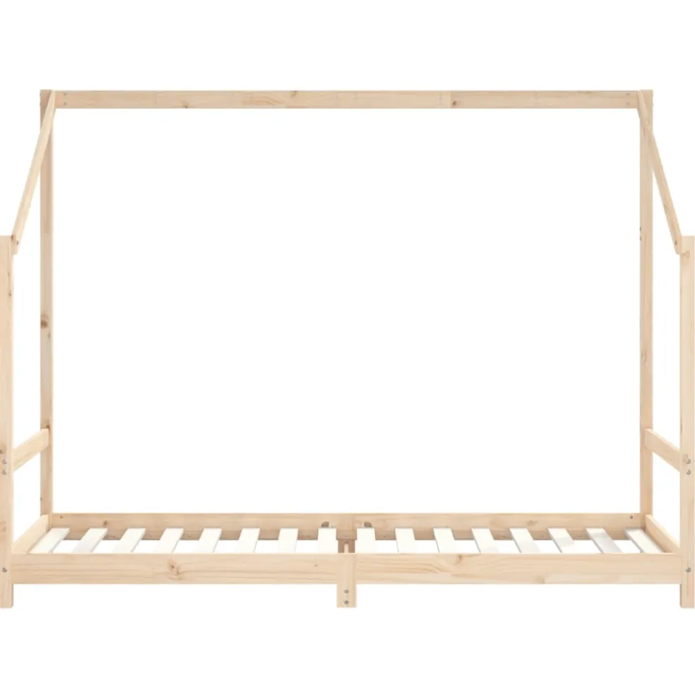 vidaXL Kinderbedframe 2x(80x200) cm massief grenenhout