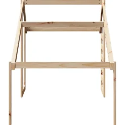 vidaXL Kinderbedhuisje 198x87x113 cm massief grenenhout