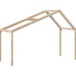 vidaXL Kinderbedhuisje 213x95,5x144,5 cm massief grenenhout