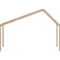 vidaXL Kinderbedhuisje 213x95,5x144,5 cm massief grenenhout