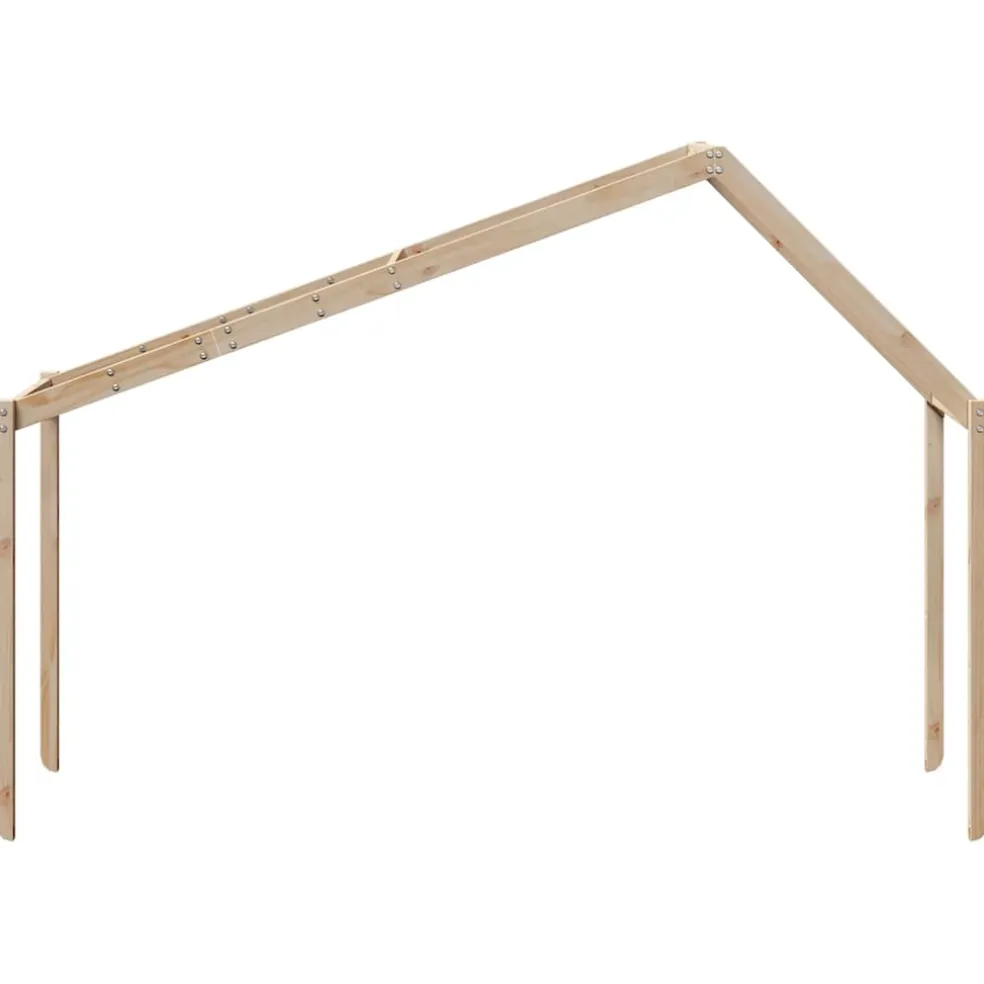 vidaXL Kinderbedhuisje 213x95,5x144,5 cm massief grenenhout
