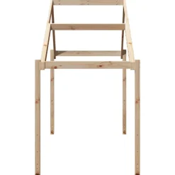 vidaXL Kinderbedhuisje 213x95,5x144,5 cm massief grenenhout