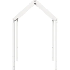vidaXL Kinderbedhuisje 217x95,5x159 cm massief grenenhout wit