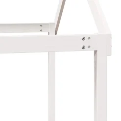 vidaXL Kinderbedhuisje 217x95,5x159 cm massief grenenhout wit