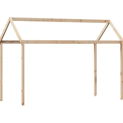 vidaXL Kinderbedhuisje 60x89x134,5 cm massief grenenhout