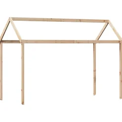vidaXL Kinderbedhuisje 60x89x134,5 cm massief grenenhout