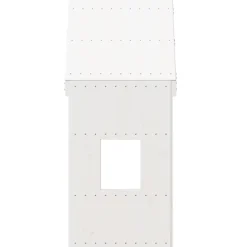 vidaXL Kinderbedhuisje 60x89x134,5 cm massief grenenhout wit