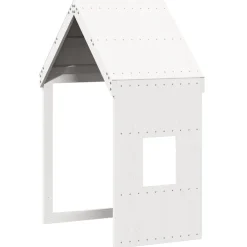 vidaXL Kinderbedhuisje 60x89x134,5 cm massief grenenhout wit