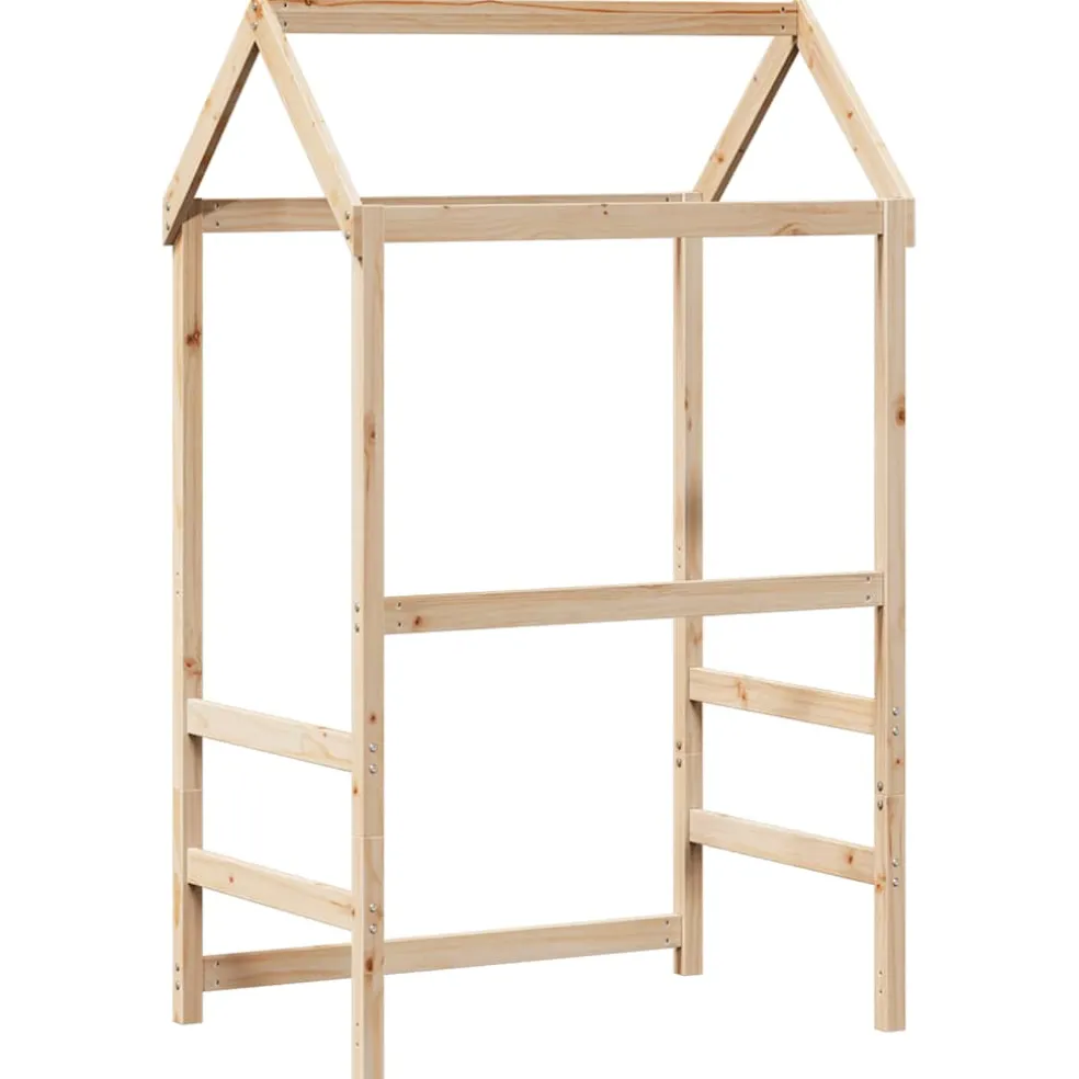 vidaXL Kinderbedhuisje 118x70x176,5 cm massief grenenhout