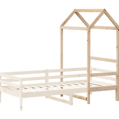 vidaXL Kinderbedhuisje 118x70x176,5 cm massief grenenhout