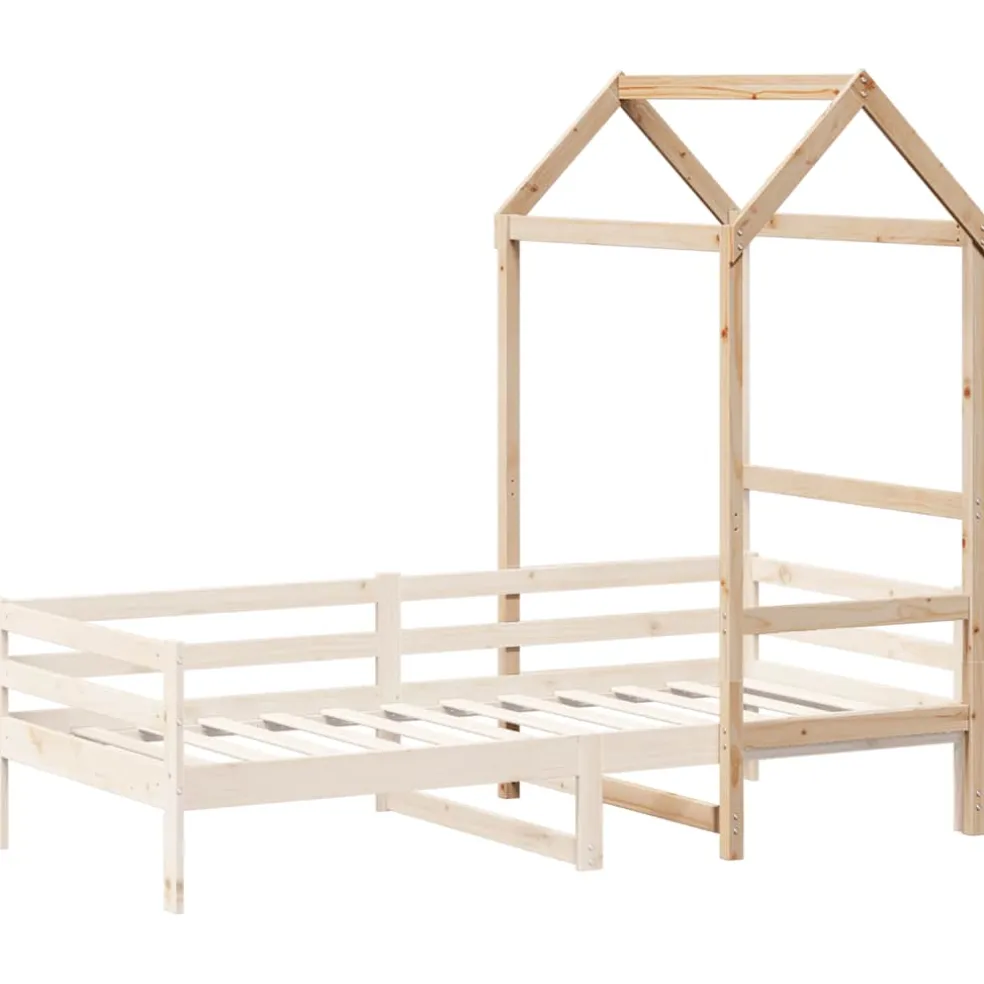 vidaXL Kinderbedhuisje 118x70x176,5 cm massief grenenhout
