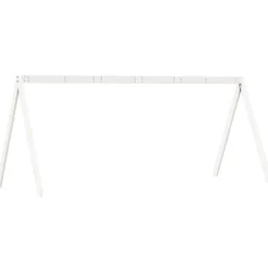 vidaXL Kinderbedhuisje 118x70x176,5 cm massief grenenhout wit
