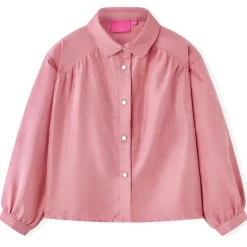 vidaXL Kinderblouse met lantaarnmouwen 92 oudroze