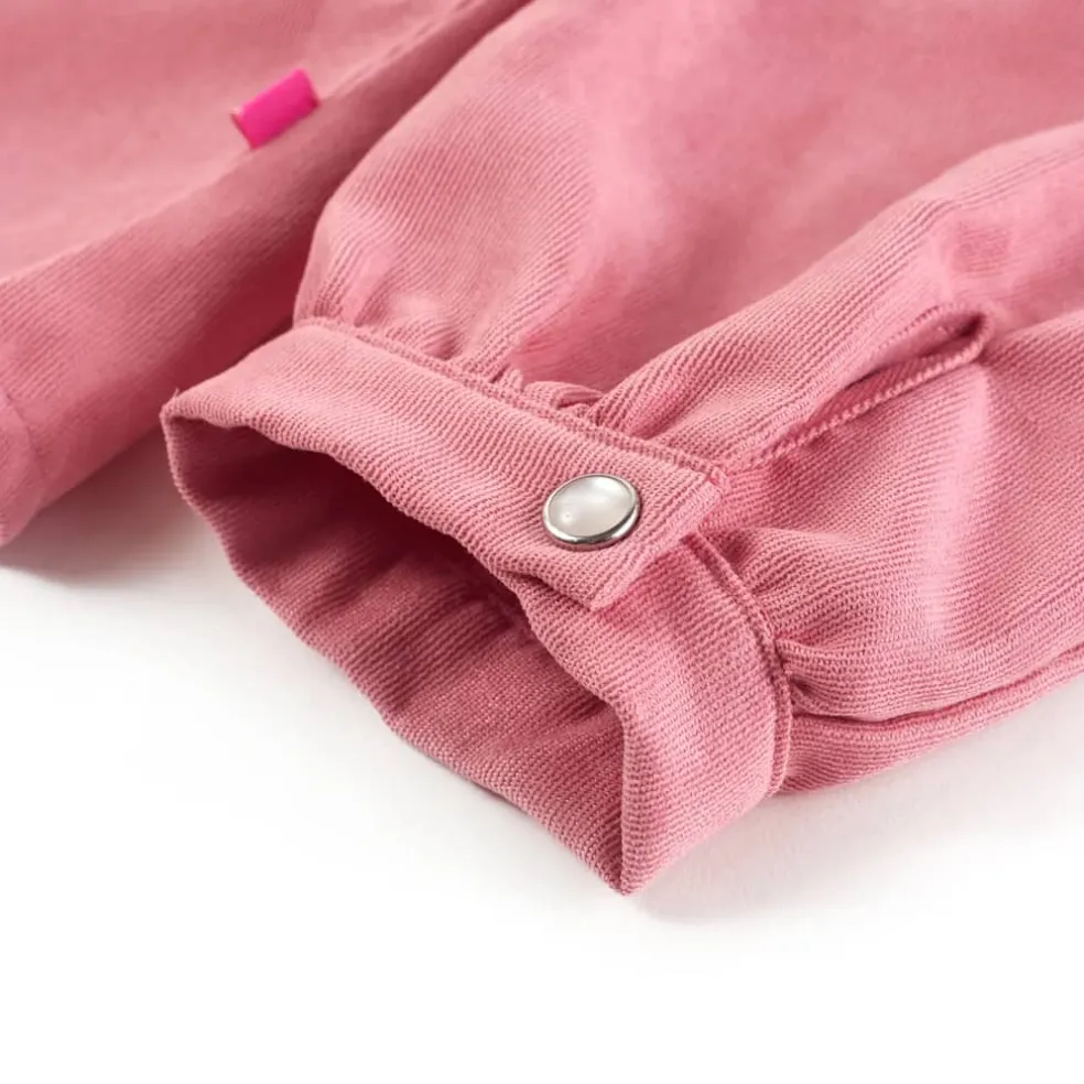 vidaXL Kinderblouse met lantaarnmouwen 92 oudroze