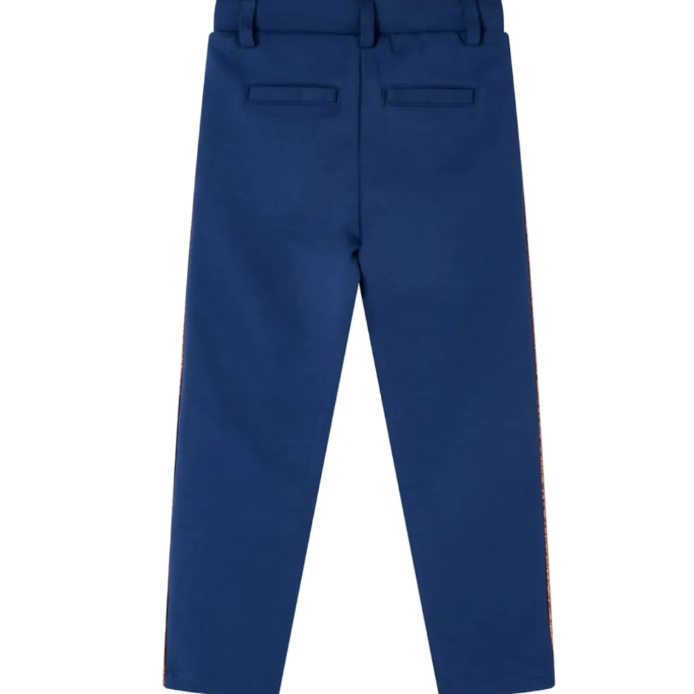 vidaXL Kinderbroek met trekkoord 92 marineblauw