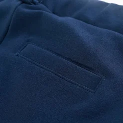 vidaXL Kinderbroek met zwarte bies 104 marineblauw