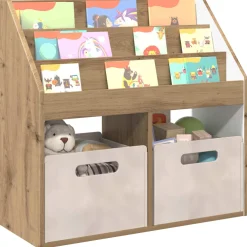 vidaXL Kinderen Boekenkast Artisan Eiken 72,5 x 29,5 x 69 cm