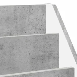 vidaXL Kinderen Boekenkast Beton Grijs 60 x 29,5 x 69 cm Bewerkt hout
