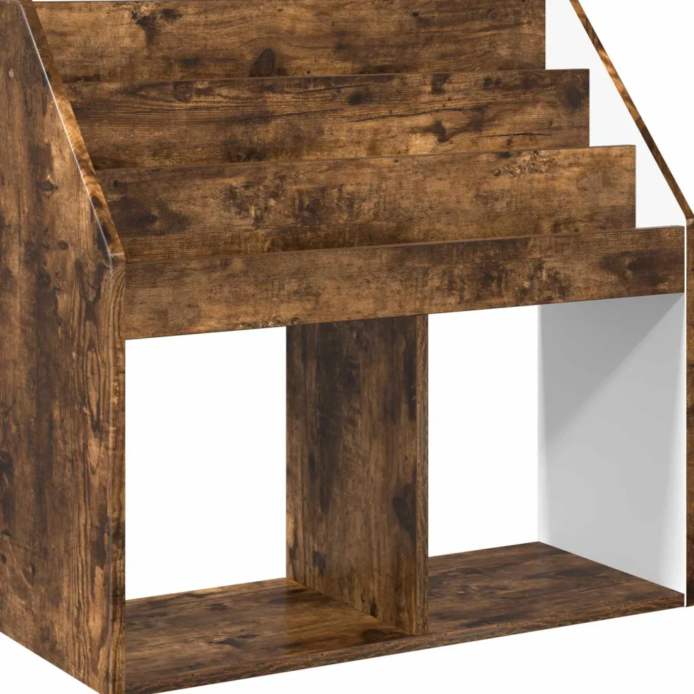 vidaXL Kinderen Boekenkast Gerookt eiken 72,5 x 29,5 x 69 cm