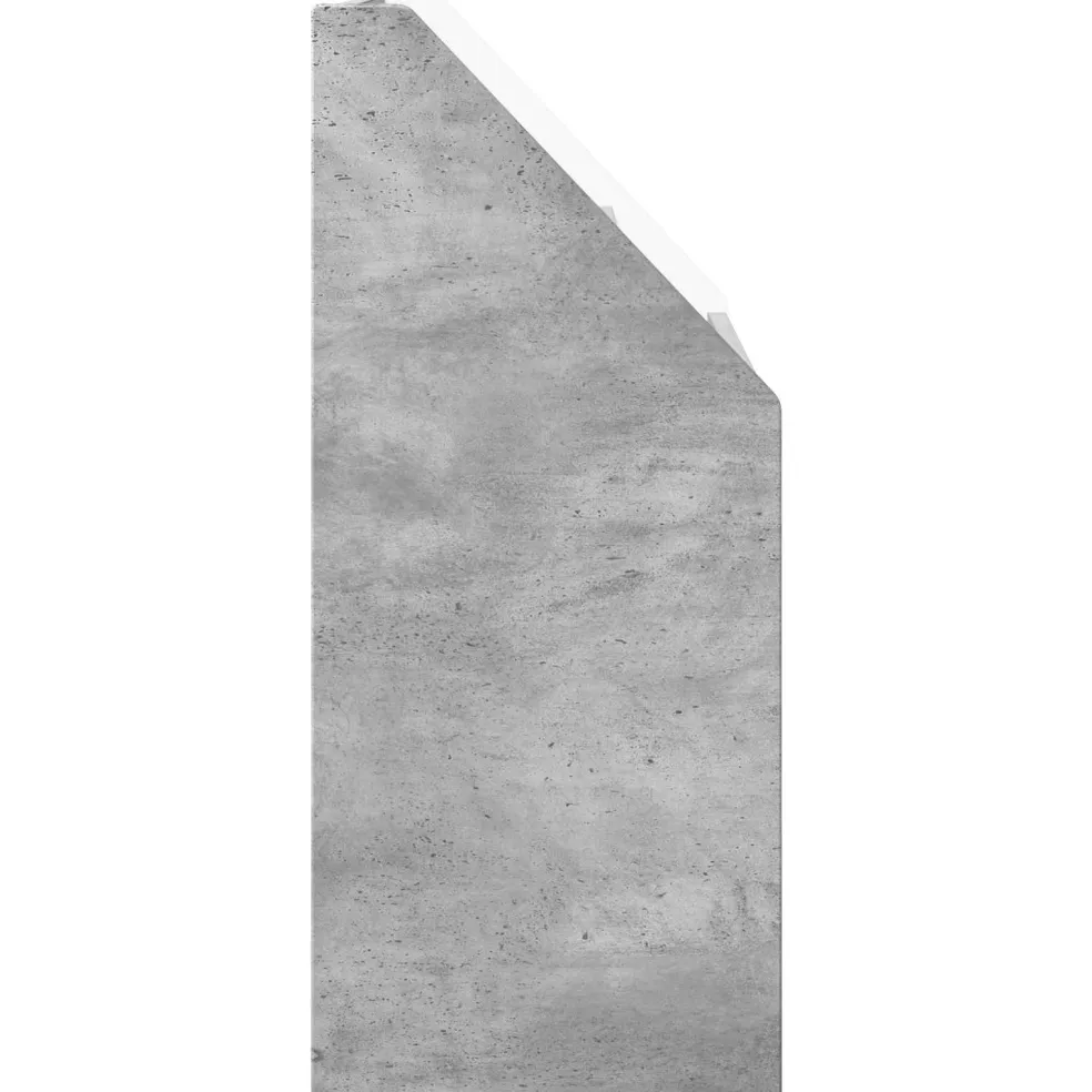 vidaXL Kinderen Boekenkast met opslag Beton Grijs 72,5 x 29,5 x 69 cm