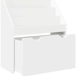 vidaXL Kinderen Boekenkast met lade Wit 60 x 29,5 x 69 cm Bewerkt hout