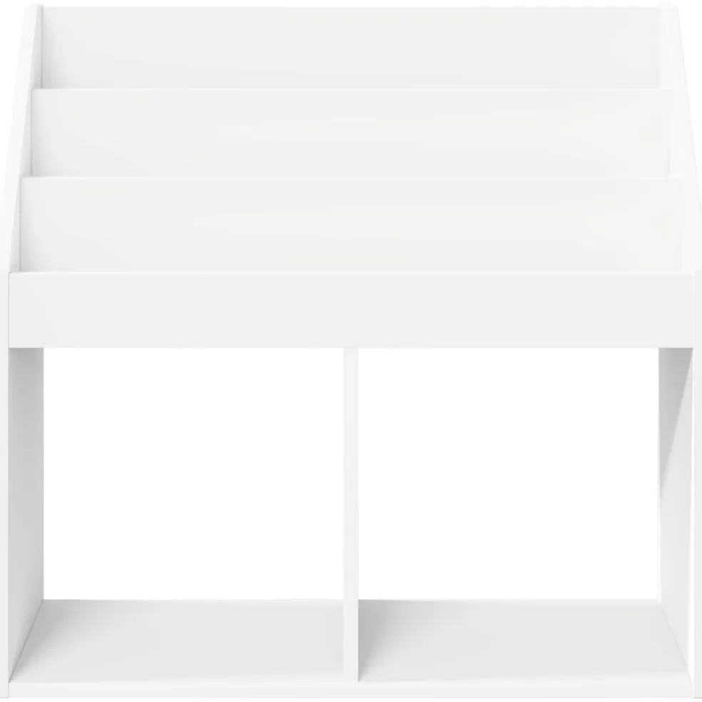 vidaXL Kinderen Boekenkast Wit 72,5 x 29,5 x 69 cm Bewerkt hout