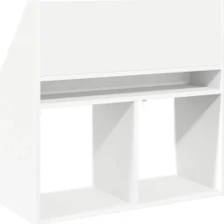 vidaXL Kinderen Boekenkast Wit 72,5 x 29,5 x 69 cm Bewerkt hout