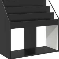 vidaXL Kinderen Boekenkast Zwart 72,5 x 29,5 x 69 cm Bewerkt hout